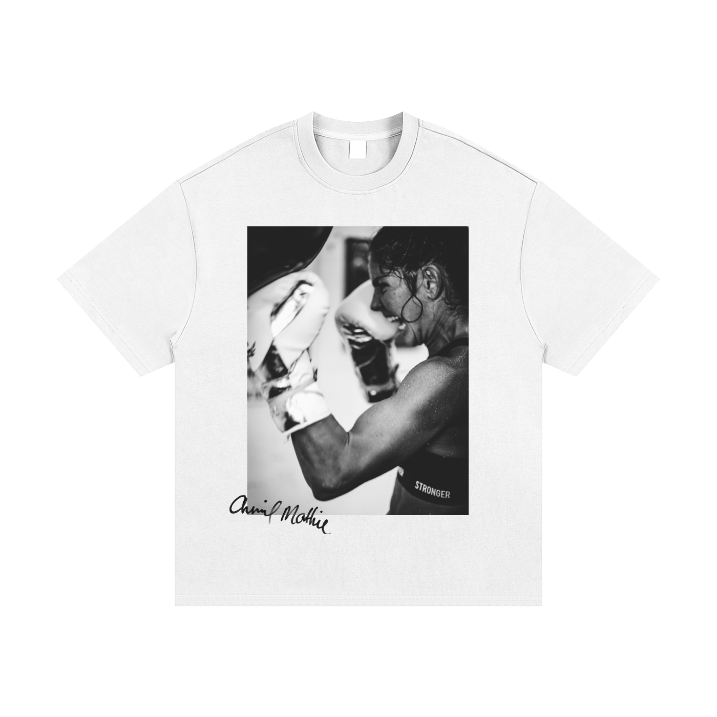 Uppercut White Heavyweight Tee